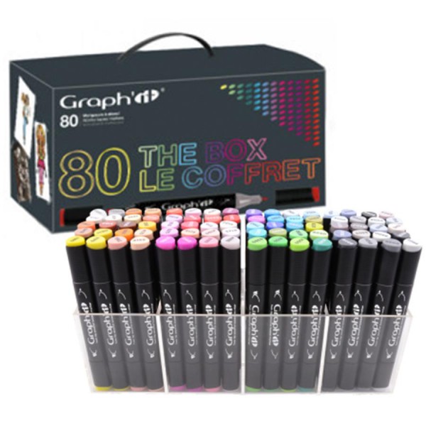 Graph-It marker 80 set in Box Alcohol Marker