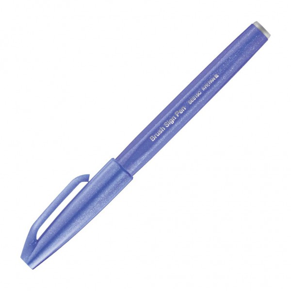 Pentel Brush Sign pen blauw violet