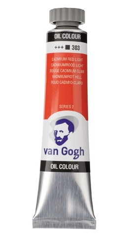 Cadmium Rood Licht 303 S2 Olieverf 20 ml. Van Gogh