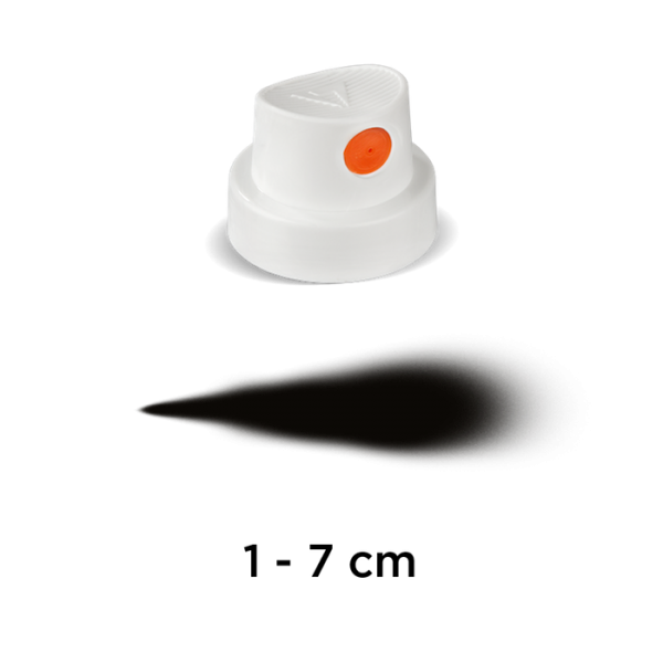 Molotow Cap Silent fat white/orange