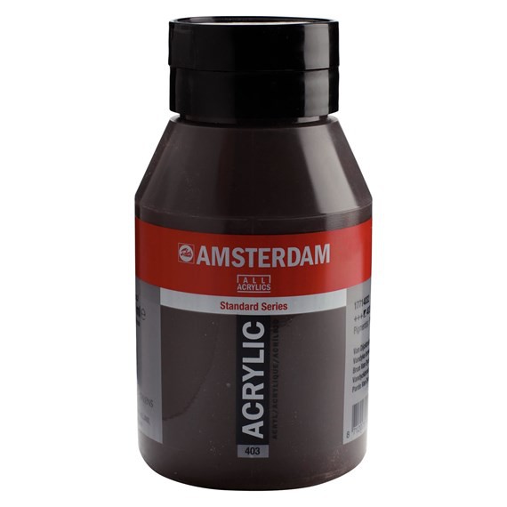403 Van Dijckbruin 1 liter Acryl 1000ml pot Amsterdam