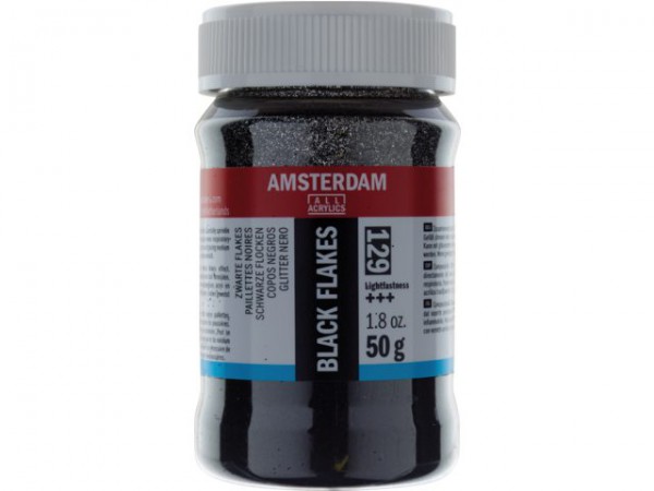 Amsterdam Zwarte flakes 129 – 50 gr