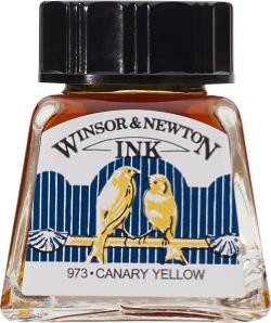 Teken Inkt 14ml Canary Yellow Winsor & Newton