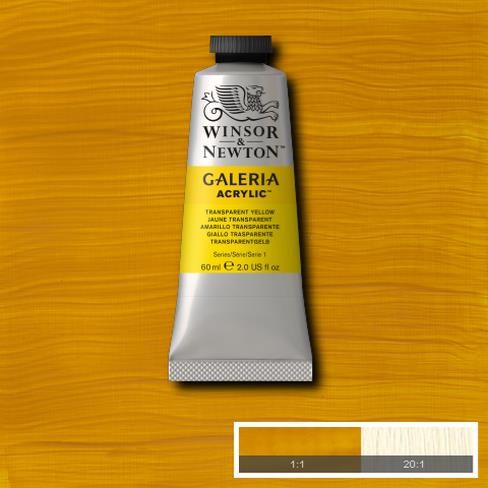 Galeria Acryl 60ml 653 S1 Transparent Yellow