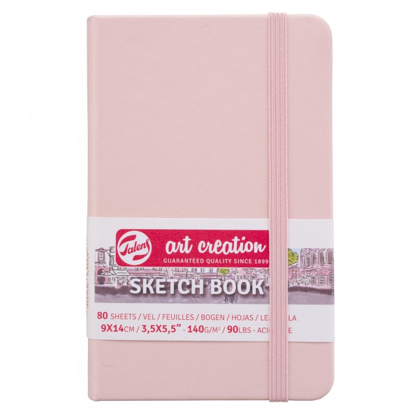 Schetsboekje Pastel Roze A6 9x14cm Talens ArtCreation
