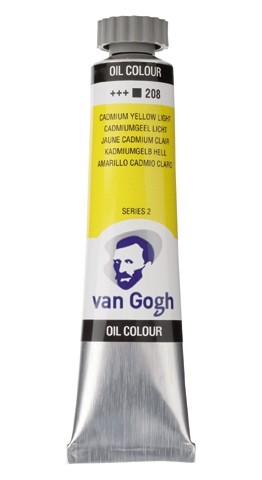 Cadmium Geel Licht 208 S2 Olieverf 20 ml. Van Gogh