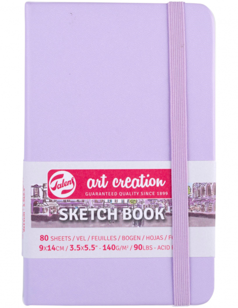 Schetsboekje Pastel Violet 9x14cm Talens ArtCreation