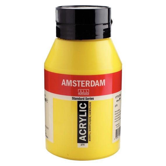 275 Primairgeel 1 liter Acryl 1000ml pot Amsterdam