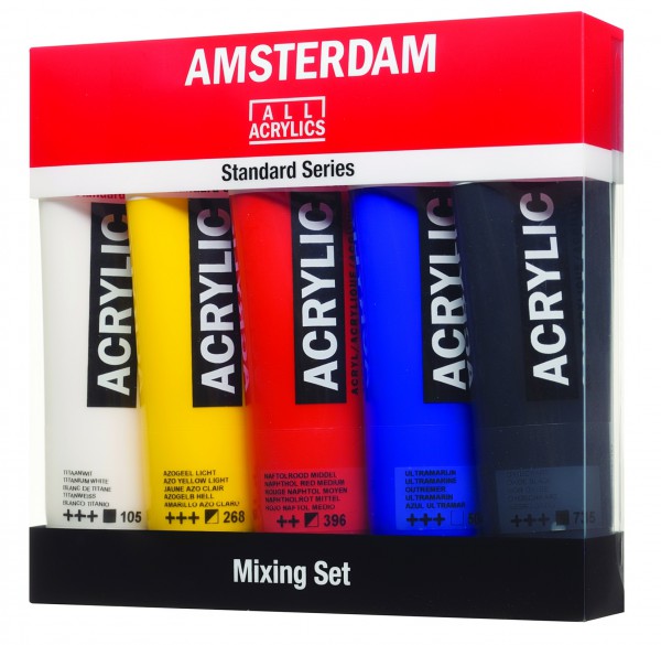 Amsterdam Acrylverf Mixing Set 5 x 120 ml