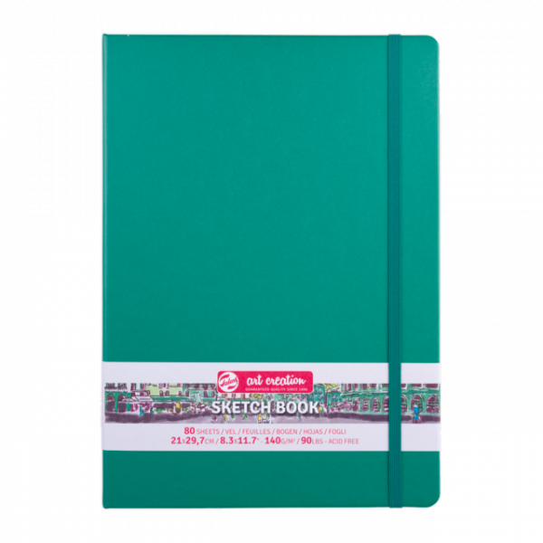 Schetsboekje Forest Green A4 21x29,7cm Talens ArtCreation