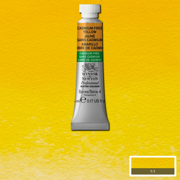 Cadmium FREE Yellow 5ml 890 S4 Artist's Aquarel Winsor & Newton