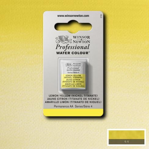 Lemon Yellow (nickel tit.) napje 347 S4 Artist's Aquarel Winsor & Newton