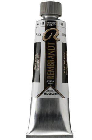 Grote Tube Gemengd wit 103 S1 150 ml Rembrandt Olieverf