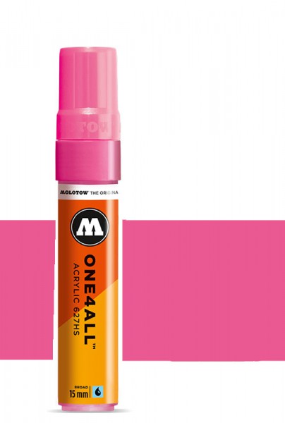627HS 15mm NEON PINK Molotow One4All Acryl Marker
