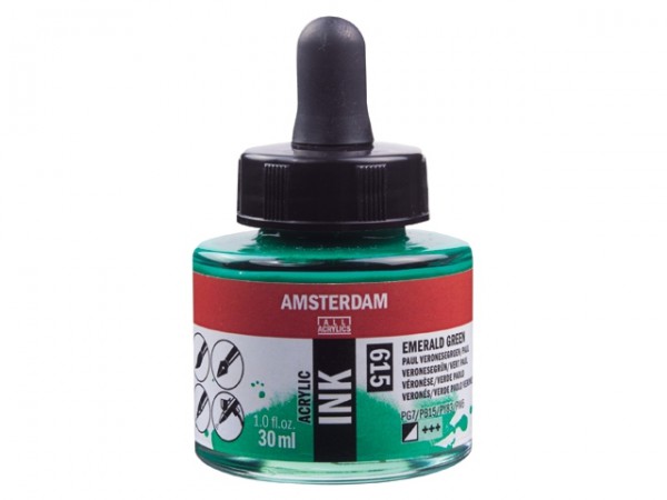 Paul veronesegroen 615 Amsterdam Acryl Inkt 30 ml.