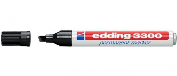 Edding E-3300 Zwart 001 rond 1-5 mm Permanent Marker