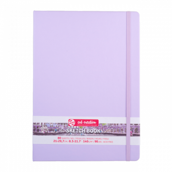 Schetsboekje Pastel Violet A4 21x29,7cm Talens ArtCreation