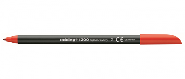 Edding 1200 Rood 002 0,5-1 mm Tekenstift