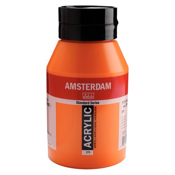276 Azooranje 1 liter Acryl 1000ml pot Amsterdam