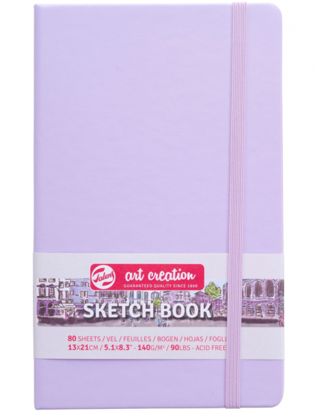 Schetsboekje Pastel Violet 13x21cm Talens ArtCreation
