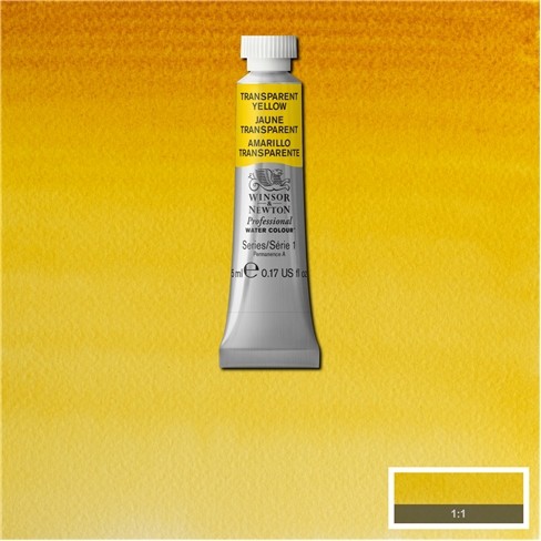 Transparant Yellow 5ml 653 S1 Artist's Aquarel Winsor & Newton